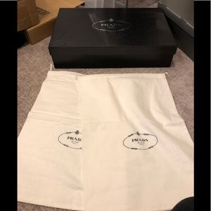 Large Prada Box w/ 2 Dust Bags